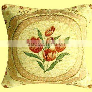 Golden Chenille Sofa Cushion Covers XH-007