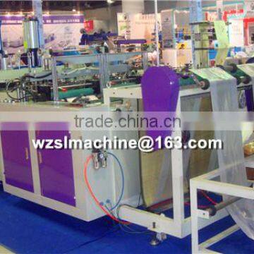 Fully Automatic Control T Shirt Vest Bag Making Machine with Auto Punching