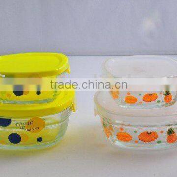 glass bowl set,2pcs bowl set,salad bowl