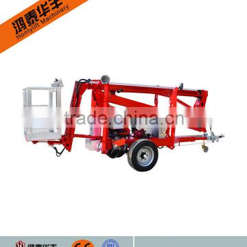 hot sale mini towable boom lift truck mounted boom lift