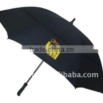 Windproof advertising golf umbrella