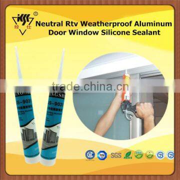 Neutral Rtv Weatherproof Aluminum Door Window Silicone Sealant