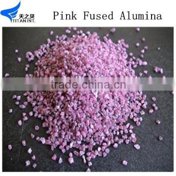 Abrasive &Refractory Raw Materials Aluminum Oxide Pink Fused Alumina