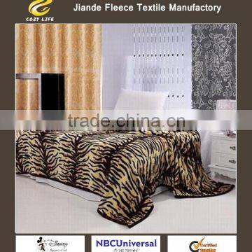 coral fleece Leopard print blankets warm flannel sheets blankets single double fleece blanket Bedclothes bed linings