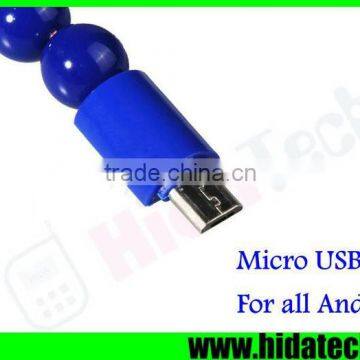 Fashion Buddha Beads USB Cable V8 Data Cable for Samsung Galaxy S6 Edge photo-6