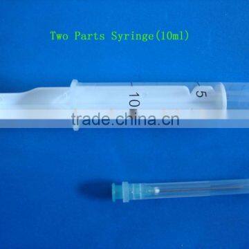 Disposable Syringe Luer Slip 10cc 2-Part