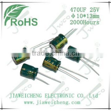 LF 470UF 25V 10*13mm aluminum electrolytic capacitor