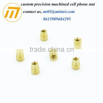 china supplier brass knurled thumb screw nut