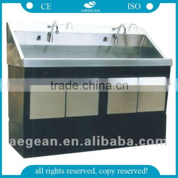 hot sale!AG-WAS008 stainless steel hospital Stainless Steel Inductive Hand Washing Sink