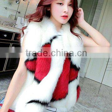 Amazing Design Short Fur Vest / Fox Fur Vest photo-3
