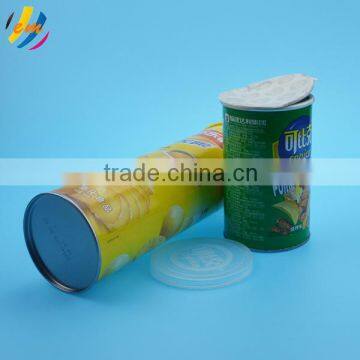 Lamination food grade paper composite cans for potato chips