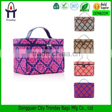 Factory multicolour nylon makeup bag