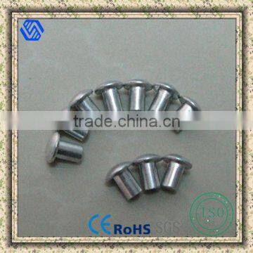 Flat head blind rivet for furniture