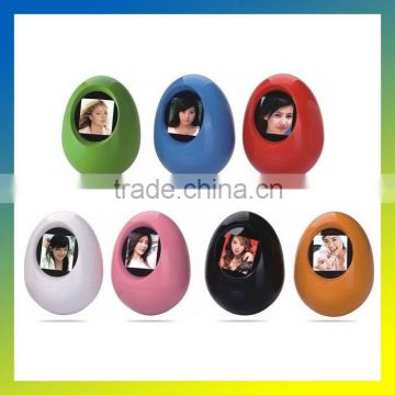 digital photo frame egg shaped