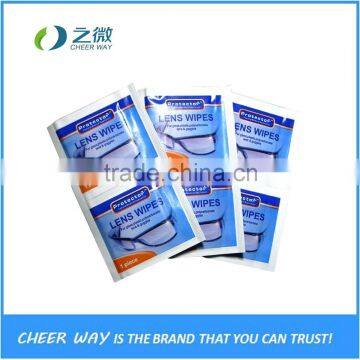 Anti-fog streak free shine Eyeglass Cleaning Wipes