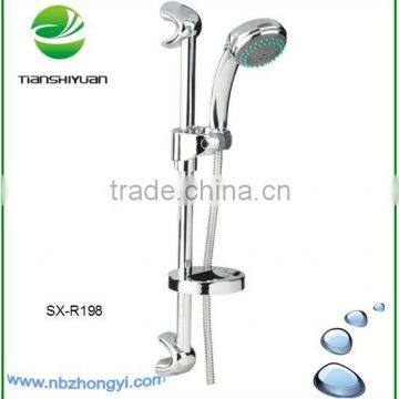 Sliding bar with handshower walk in tub shower combo shower faucet set