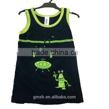 Boy vest 100 cotton so cute with OEM service latest design