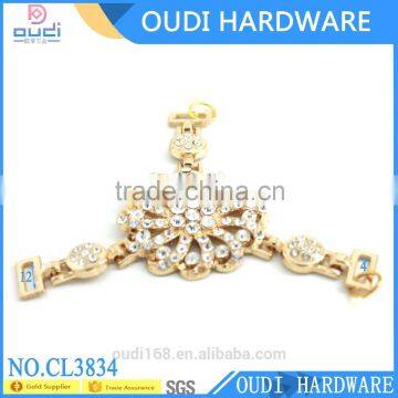 2016 New style rhinestone shoe flower shoes decoration accessories for wedding shoes
