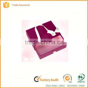 Delicacy Printed Customized Paper Gift Box Luxury With Bowknot Supplier's Choice photo-2