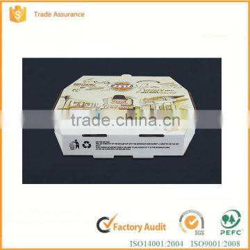 2016 wholesale foldable colorful cardboard paper pizza boxes for shipping