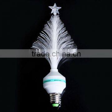 3W E27 LED Full Color Changing Fiber Optic Nightlight Lamp Small Night Light AC 85-260V Colorful Stand Home Decor