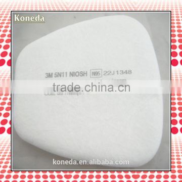 3M 5N11 respirator cotton fillter cover/filter retainer and filter cotton 3m 5N11 , particulate filter