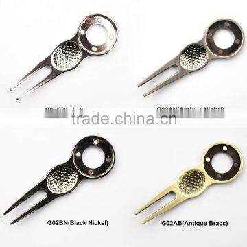 No mould fee existing divot tool with no mould fee ball marker in wholesales