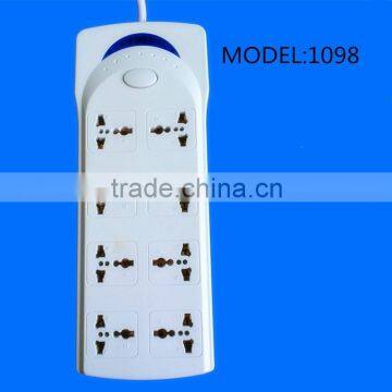 latest invention 8 gang multi power electrical product electric switch extension socket outlet