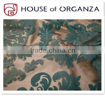 Hot Sale Flocking Organza Fabric