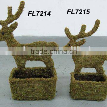 Moss Animal Flower Planter