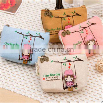 Fashion lovely girl small wallet for girls