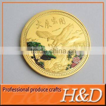 high quality gold coin metal customized