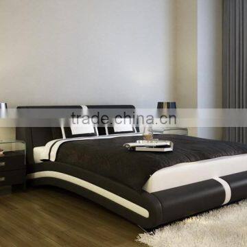 Euro popular cheap leather bed J217