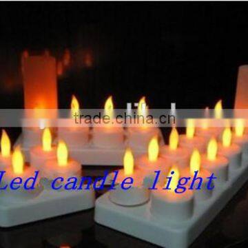 Christmas led home decorative battery operated light led mini waterproof candle indoor decorative light