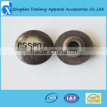 Ancient style zink alloy garment Rivet