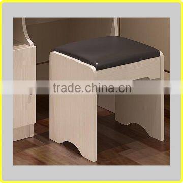 Simple design modern wood furniture dressing stool