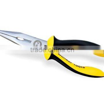 Long nose pliers with dolphin handle