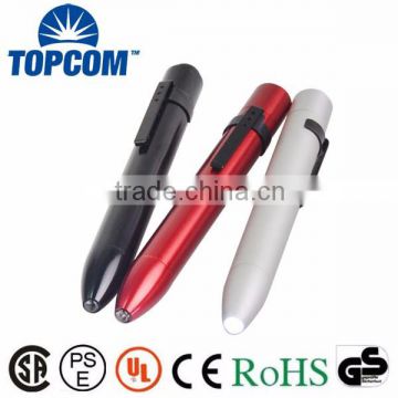 LED white Light Pen Aluminum Cheap Flashlight Pens