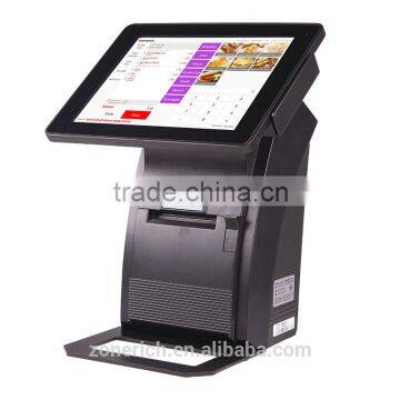 All in one POS computer with 80mm thermal printer ZQ-P1088 mini from Zonerich