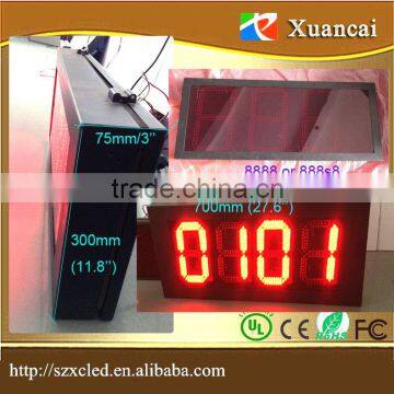 Outdoor 8'' Red Temperature Indicator, digital thermoscope, LED temperature sign, temperature led display