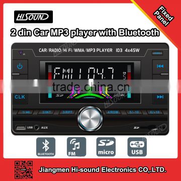 With bluetooth 2din car mp3 player