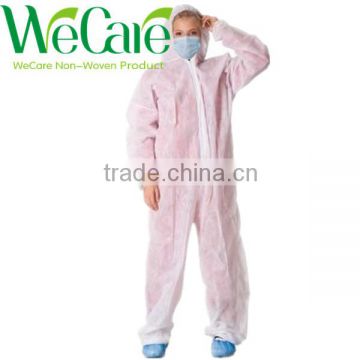 General Purpose Disposable Nonwoven Overall With Hood