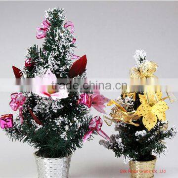 beautiful potted landscape christmas tree decoration