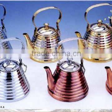 Circular shape Stainless steel teapot in different capacity