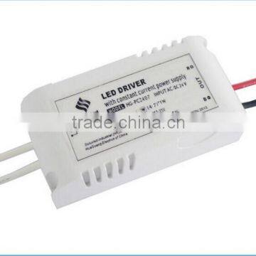 Plastic Case Led Driver 24v With 4-7w Constant Current