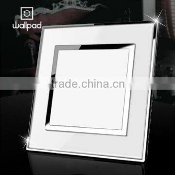 Hot Selling Wallpad White Waterproof Acrylic Glass 110~250V EU UK 86 Blank Switch Panel                        
                                                Quality Choice