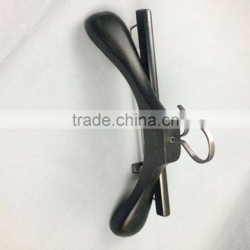 Black Wooden Hanger Suit Wooden Hanger Beech Wood Hotel Hanger photo-5