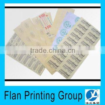 transparent plastic sticker sheet