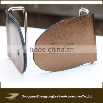 newest desgin wholesale leather guitar strap ends