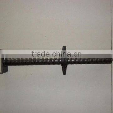 Adjustable u head screw jack base used for scaffolding